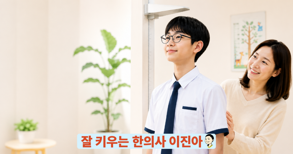 잠실 중학생 키성장 측정